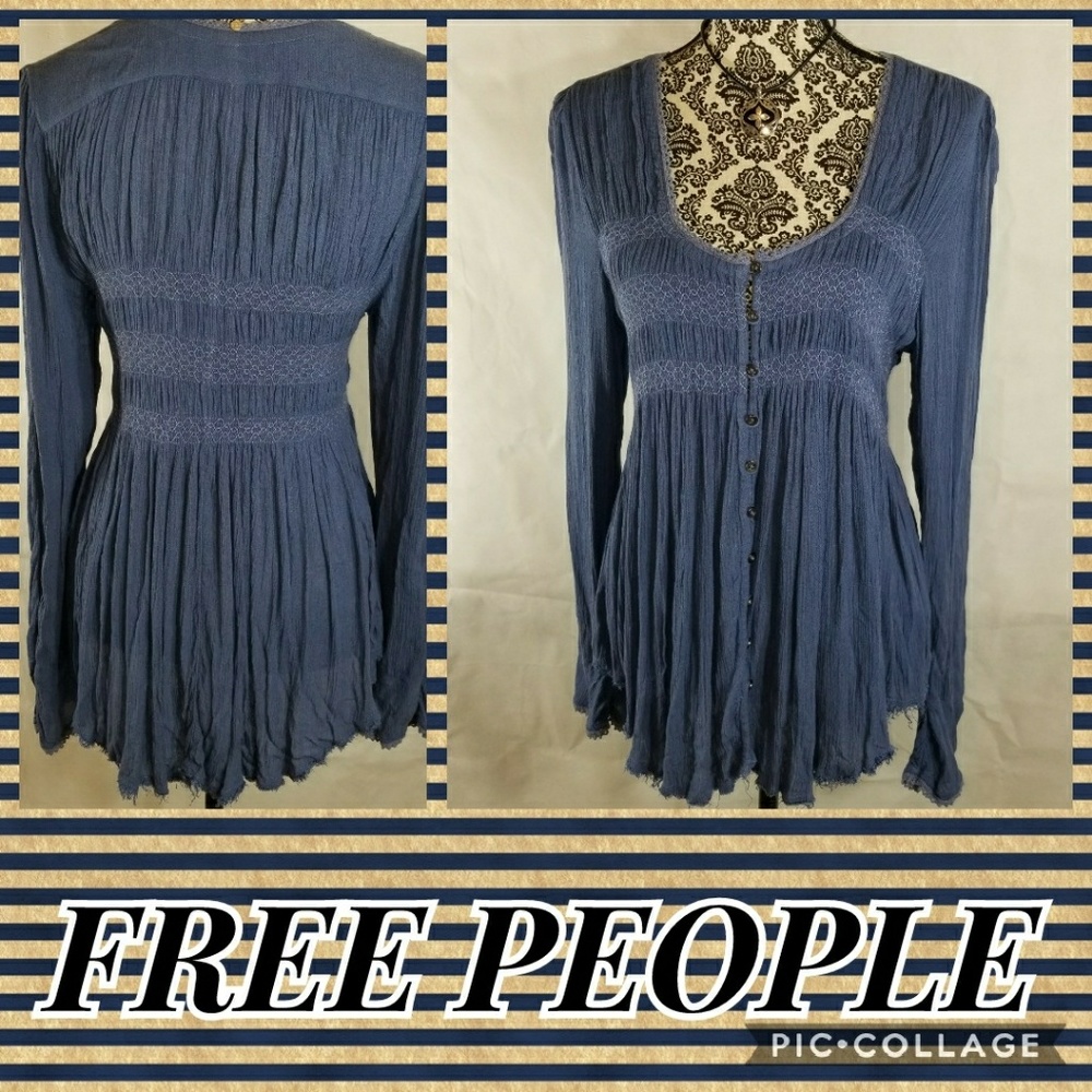 🔻REDUCED PRICE🔻FREE PEOPLE "BLUE BIRD" TOP